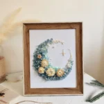 Handmade Man-made Board Eye-catching Stylish 3d Effect Preserved Flowers Rose Frame Album Display Frame for Students - Image 6