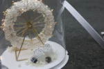 New Arrival Home LED Handicraft Metal Statue Ferris Wheel Show Pieces Christmas Metal Decorations for Home Decoration - Image 6