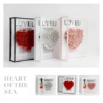Forever Flower Preserved Roses Heart Box Valentine's Day & Mother's Day Gift Real Rose Acrylic Box - Image 3