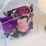 New Arrival Handmade Preserved Roses Acrylic Box Decorative Flowers for Valentine's Day Christmas Thanksgiving Factory Price - Image 5