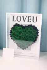 Forever Flower Preserved Roses Heart Box Valentine's Day & Mother's Day Gift Real Rose Acrylic Box - Image 5