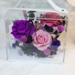 New Arrival Handmade Preserved Roses Acrylic Box Decorative Flowers for Valentine's Day Christmas Thanksgiving Factory Price - Image 3