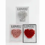 Acrylic Transparent Panoramic Love Flower Box Heart-Shaped Preserved Rose Flower Packaging Box Bouquet Gift Box With Tote Bag - Image 6