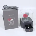 Preserved Roses Wholesale Customized Logo Rose Gift Stabilized Forever Eternal Immortal in Box - Image 2