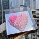 2025 Tiktok Hot Selling Valentine Gifts Preserved Rose in Acrylic Mirror Box With Eternal Rose - Image 3