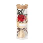 Gypsophila Preserved Flowers Decoration Gift Dried Mini Flower Bouquet in Glass Bottle