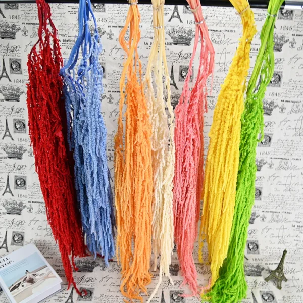 PPL01 Amaranth Princess Feather Preserved Hanging Amaranth Princess Feather Elegant Christmas & Wedding Decorations