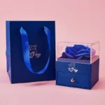 Manufacturers Popular New Rose Immortal Flower Gift Box for Necklaces Rings Jewellery-for Weddings Mother's Days Graduations - Image 3