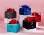 Manufacturers Popular New Rose Immortal Flower Gift Box for Necklaces Rings Jewellery-for Weddings Mother's Days Graduations - Image 6