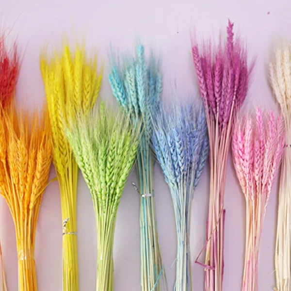 PPS02 Natural Preserved Dry Wheat Vase for Home Decoration Hot Factory Arrangement for Christmas Valentine's Day Graduation