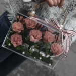 New Arrival Handmade Preserved Roses Acrylic Box Decorative Flowers for Valentine's Day Christmas Thanksgiving Factory Price - Image 4