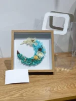 Handmade Man-made Board Eye-catching Stylish 3d Effect Preserved Flowers Rose Frame Album Display Frame for Students - Image 5