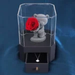 Preserved Roses Wholesale Customized Logo Rose Gift Stabilized Forever Eternal Immortal in Box - Image 4