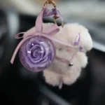Preserved Decorative Flowers Wreaths and Plants Car Pendant Natural Immortal Eternal Decorative Christmas Gifts - Image 2