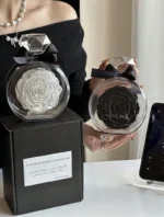 Handmade Elegant Forever Flower Valentine Day Gift Box Present Real Preserved Immortal Eternity Rose in a Acrylic Diamond Box - Image 2