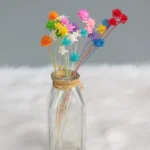 PPF27 Small Mountain Flower Wholesale Dried Mini Star Daisy Flower Real Natural Preserved Brazilian Star Flower