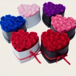 Wholesale Heart-Shaped Natural Handmade Immortal Rose Eternal Preserved Rose in Gift Box for Christmas & Mother's Day Occasions - Image 4
