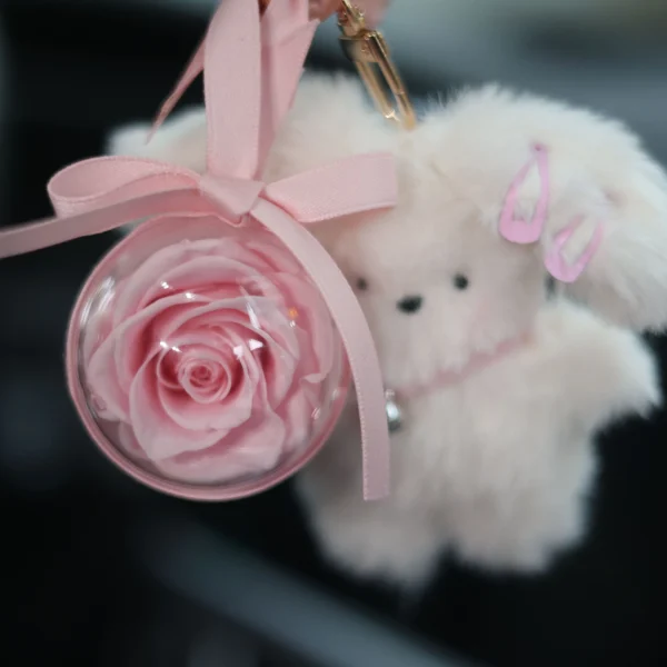 Preserved Decorative Flowers Wreaths and Plants Car Pendant Natural Immortal Eternal Decorative Christmas Gifts