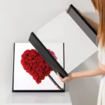 Tondo Hot Sale Luxury Acrylic Boxes With Mirror for Flowers - Image 4