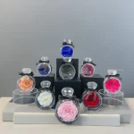 Wholesale Business Gifts Set for Mother's Day Christmas Preserved Enternal Rose Acrylic Perfume Bottle Valentine's Day - Image 6