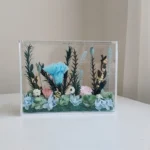 2024 Large Gift Acrylic Clear Box Preserved Rose Display Plexiglass Packaging Forever Rose Acrylic Flower Box With Lid - Image 3