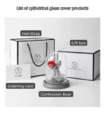 Mothers Day Gifts Preserved Flower Glass Dome Eternal Flower Teddy Bear Gift Box House Decorative Luxury Gift Box - Image 6