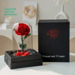 Eternal Rose Flowers Morthers Day Everlasting Preserved Flower Forever Roses in Glass Dome - Image 4