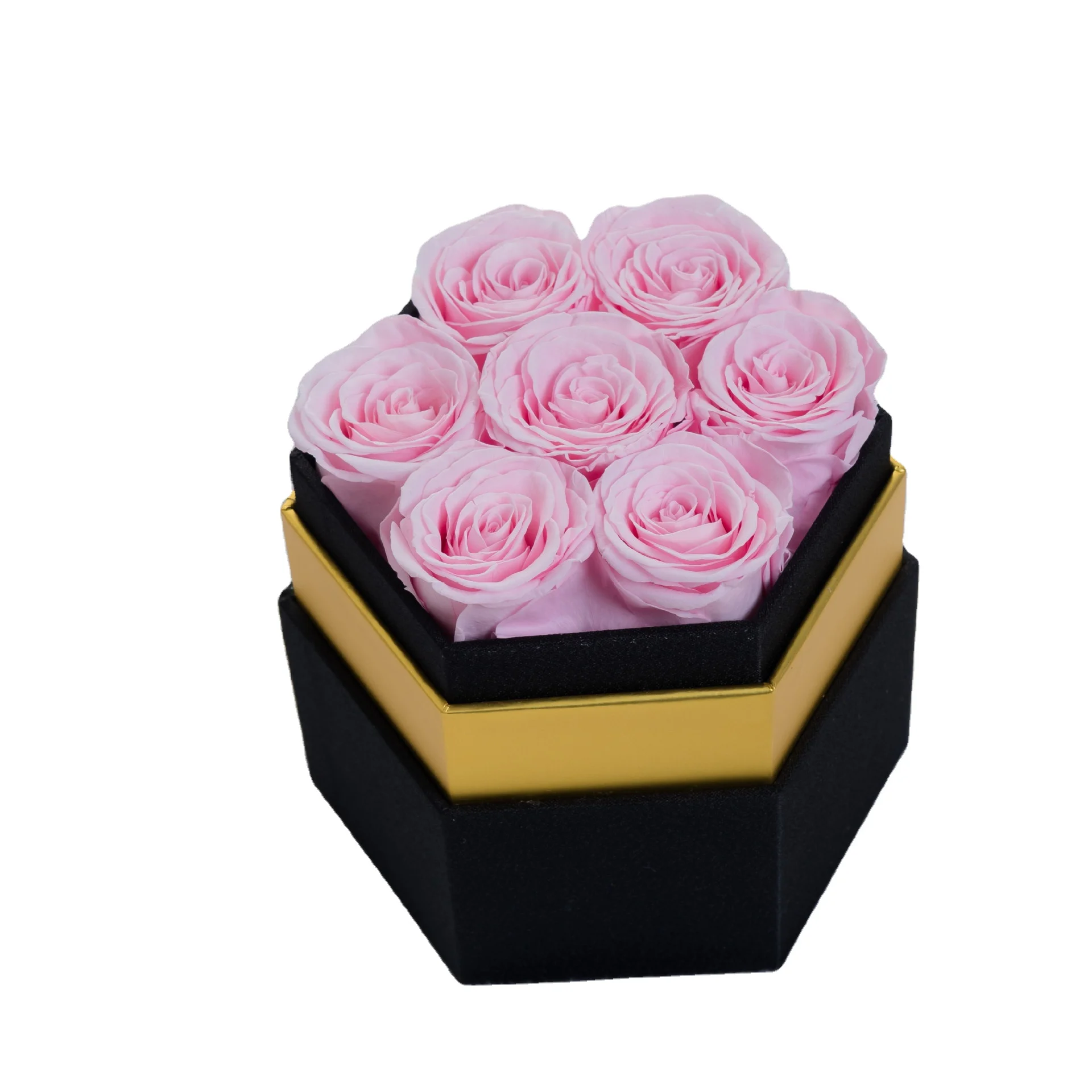 Hf9af2067b4ab4433af49ffc3945d99ef4.webp Wholesale Real Natural Everlasting Immortal Forever Eternal Preserved Rose Box Long Life Lasting Flower Day Valentine's Day - Image 1