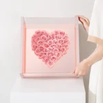 Tondo Hot Sale Luxury Acrylic Boxes With Mirror for Flowers - Image 2